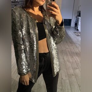 Vintage Sag Harbor sequins jacket